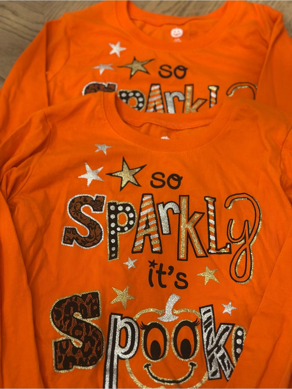 Kids Halloween 'So Sparkly It's Spooky' Long-Sleeve Tops